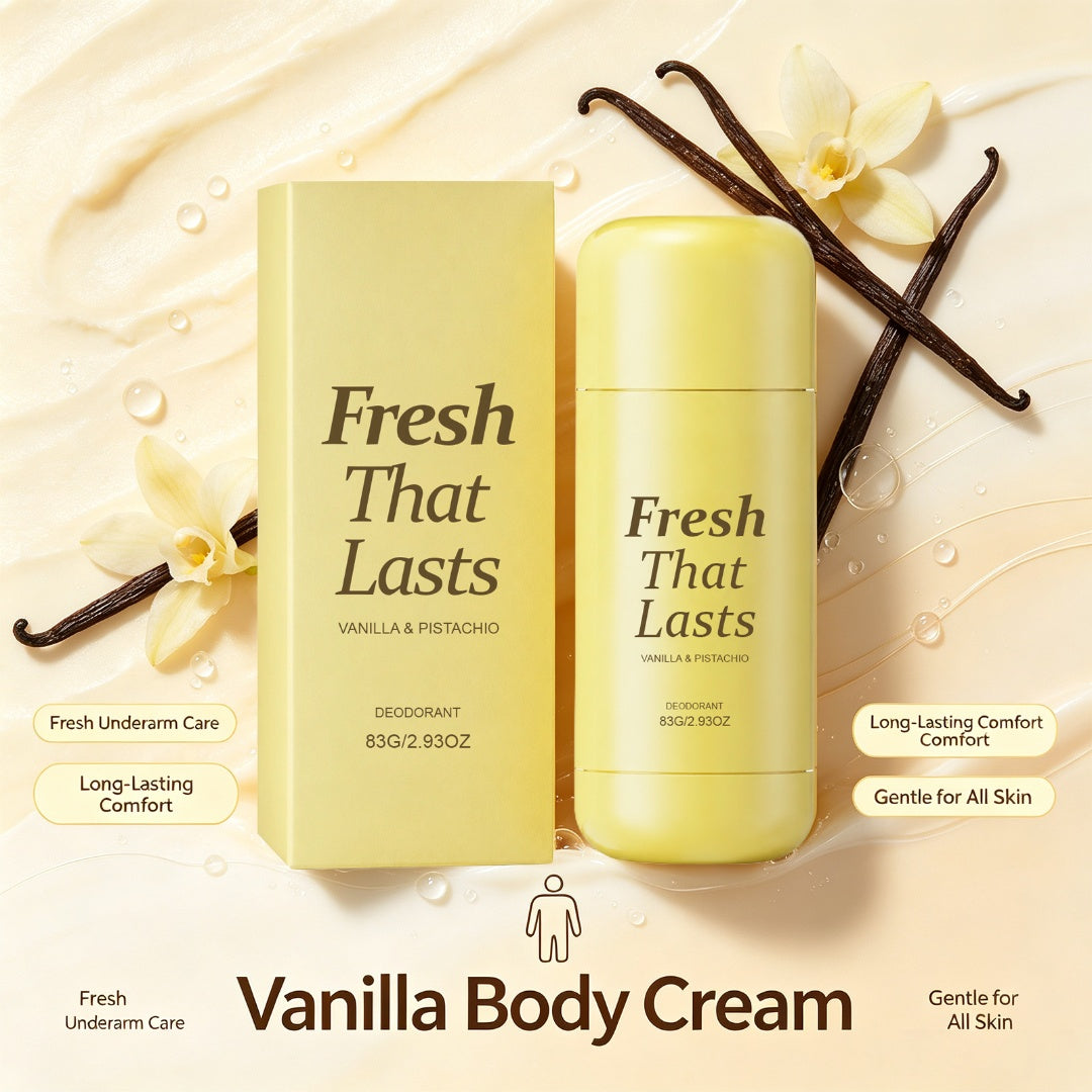 Vanilla Deodorant Stick Long Lasting Fresh Fragrance