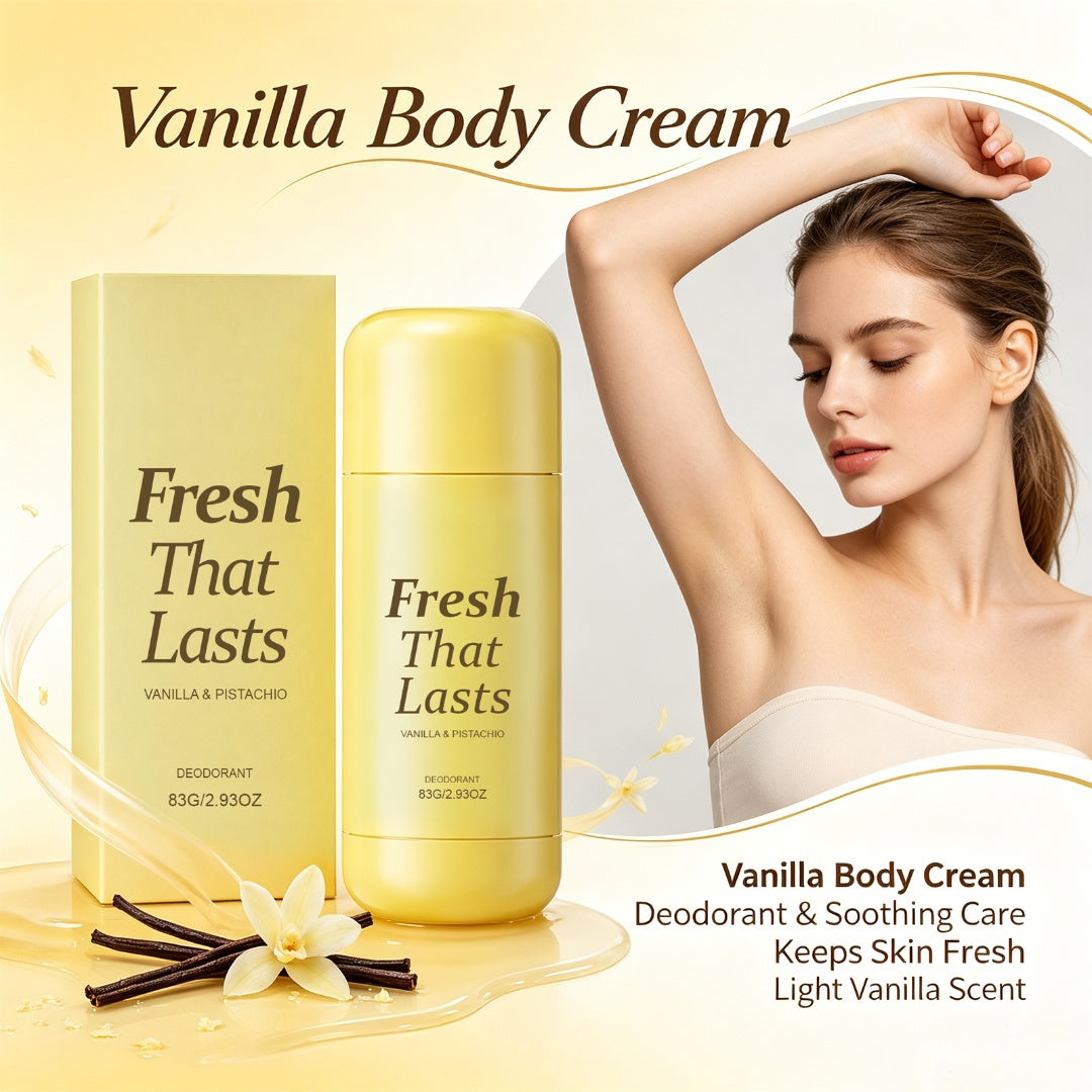 Vanilla Deodorant Stick Long Lasting Fresh Fragrance