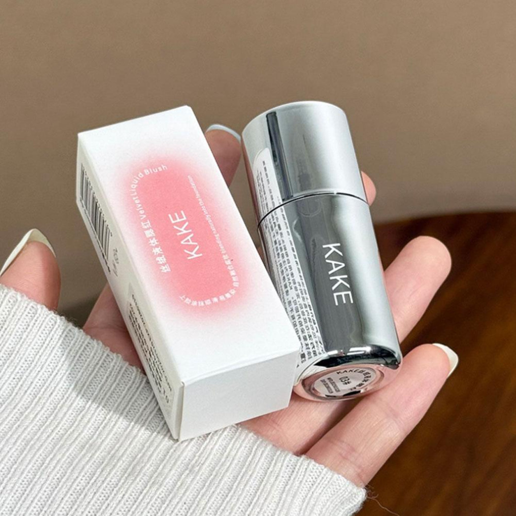 Velvet Liquid Blush with Mushroom Sponge Applicator – Matte Long-Lasting Cream Blush Tint for Natural Glow - WebLuxes Store