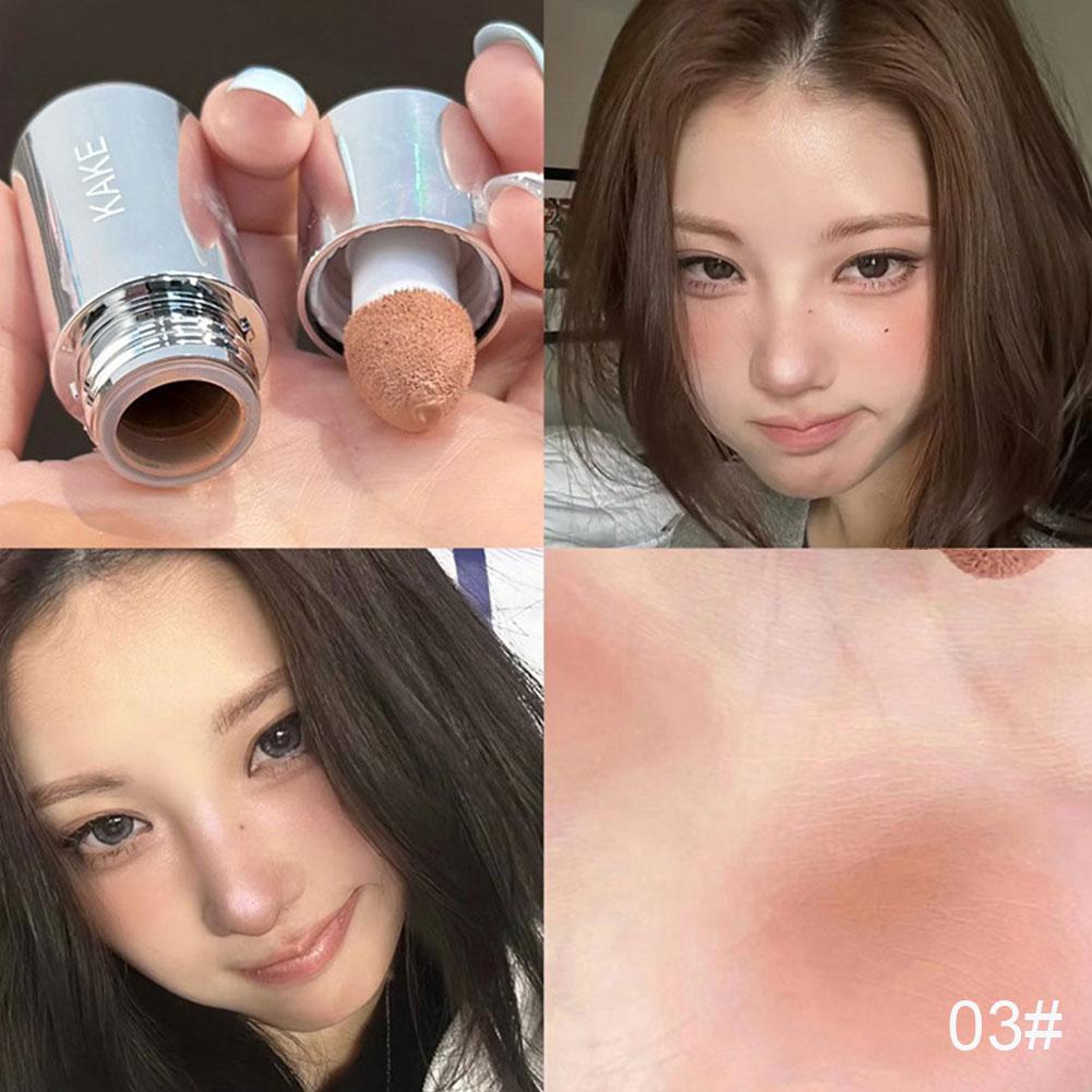 Velvet Liquid Blush with Mushroom Sponge Applicator – Matte Long-Lasting Cream Blush Tint for Natural Glow - WebLuxes Store