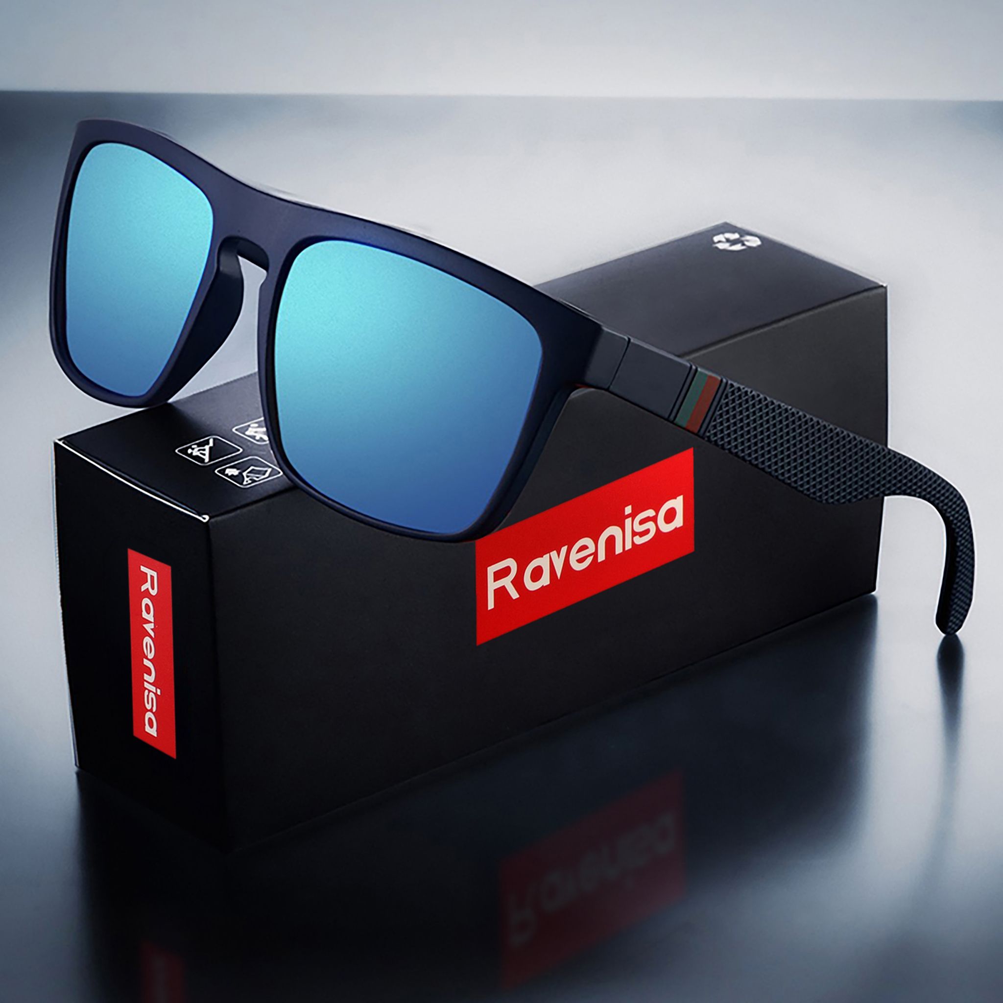 Vintage Square Polarized Sunglasses for Men & Women UV400 Retro Driving Eyewear - Web Luxes