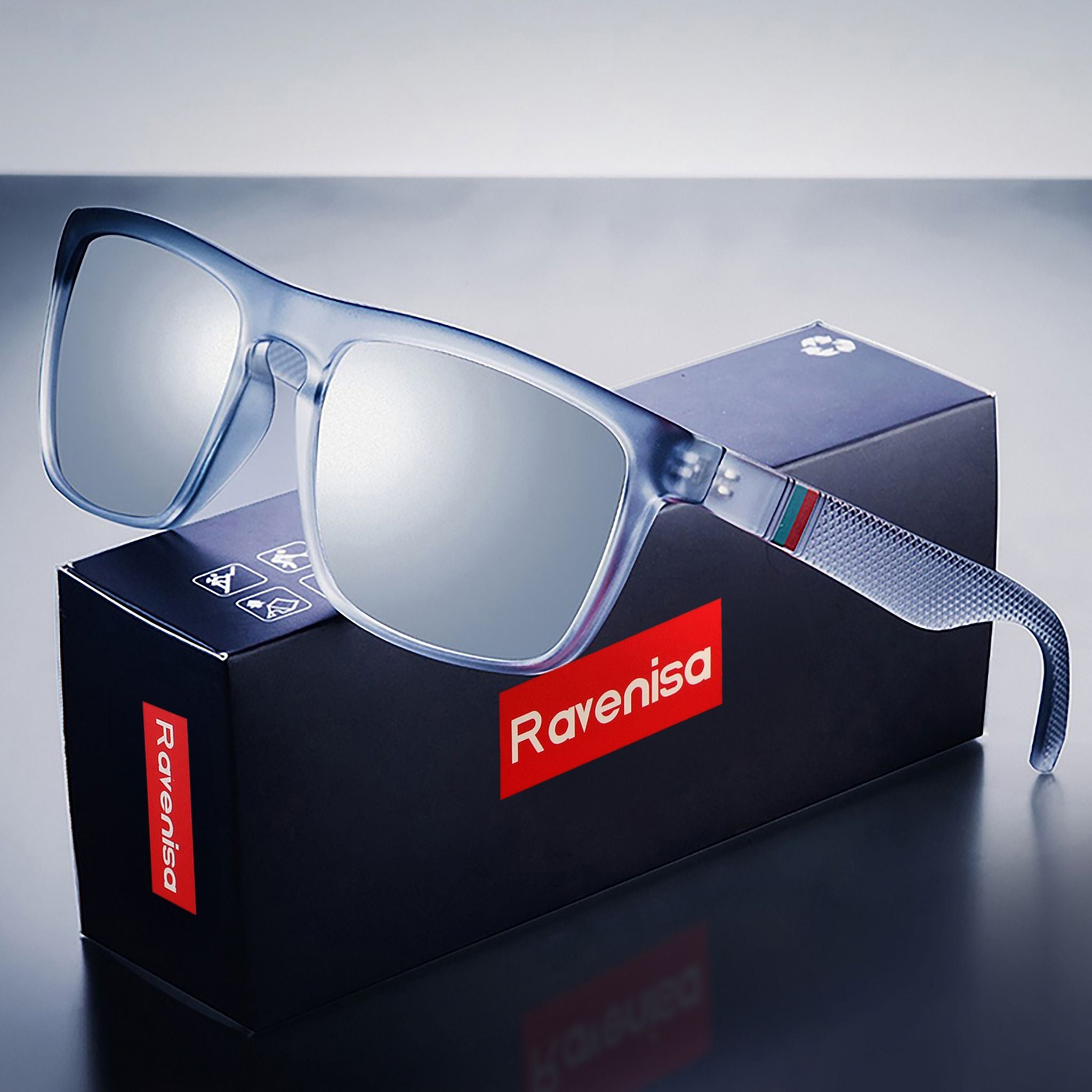 Vintage Square Polarized Sunglasses for Men & Women UV400 Retro Driving Eyewear - Web Luxes