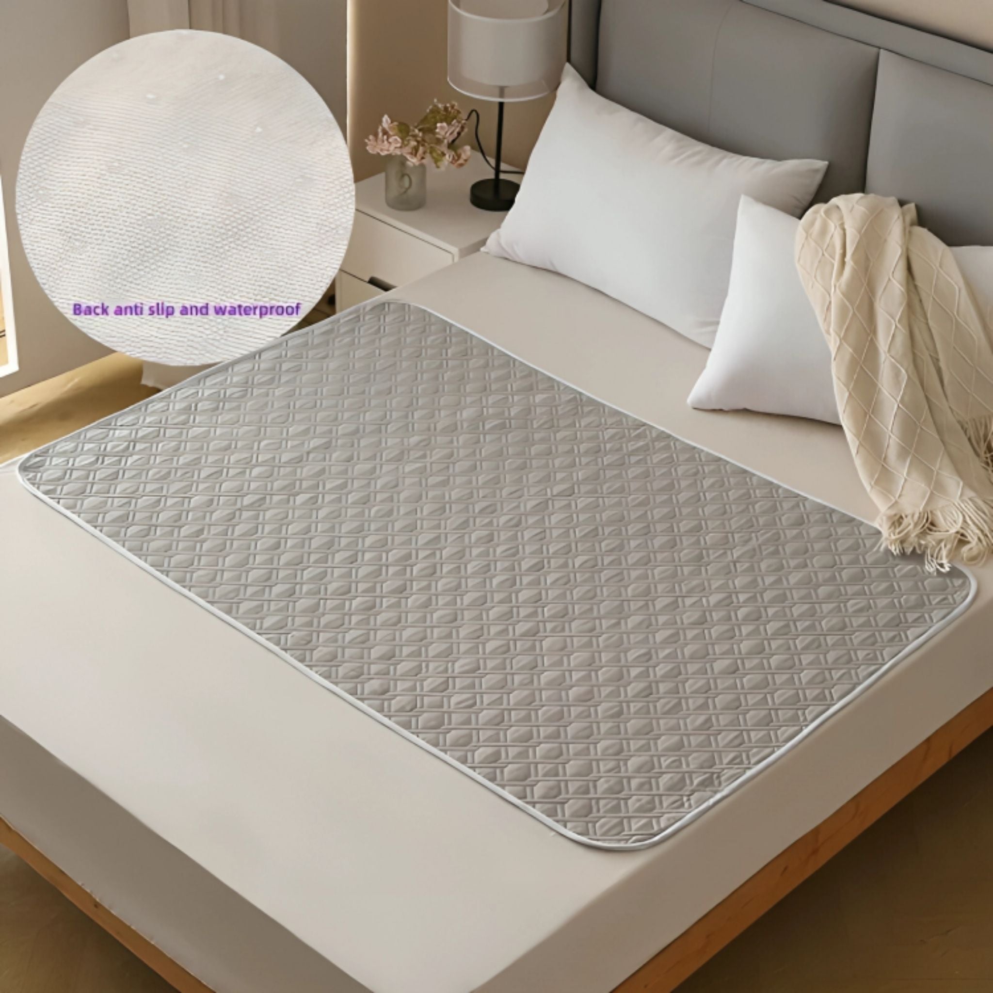Washable Leak-Proof Reusable Bed Pad for Home Care & Pets - Web Luxes