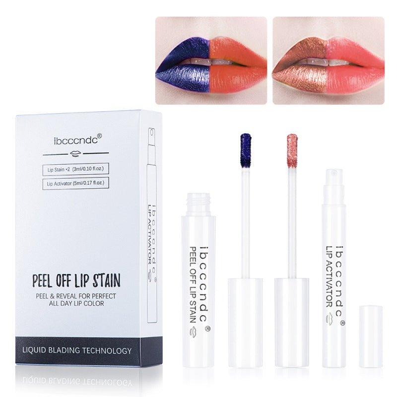 Tear-Off Lip Gloss Matte Lipstick Waterproof Peel-Off Lip Tint Long Lasting Non-Fading Makeup Women - WebLuxes Store