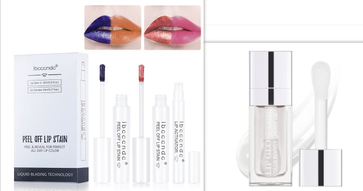 Tear-Off Lip Gloss Matte Lipstick Waterproof Peel-Off Lip Tint Long Lasting Non-Fading Makeup Women - WebLuxes Store