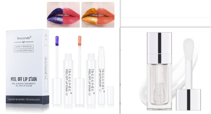 Tear-Off Lip Gloss Matte Lipstick Waterproof Peel-Off Lip Tint Long Lasting Non-Fading Makeup Women - WebLuxes Store