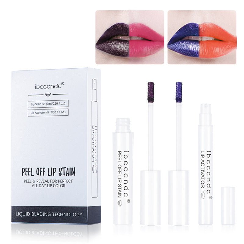 Tear-Off Lip Gloss Matte Lipstick Waterproof Peel-Off Lip Tint Long Lasting Non-Fading Makeup Women - WebLuxes Store