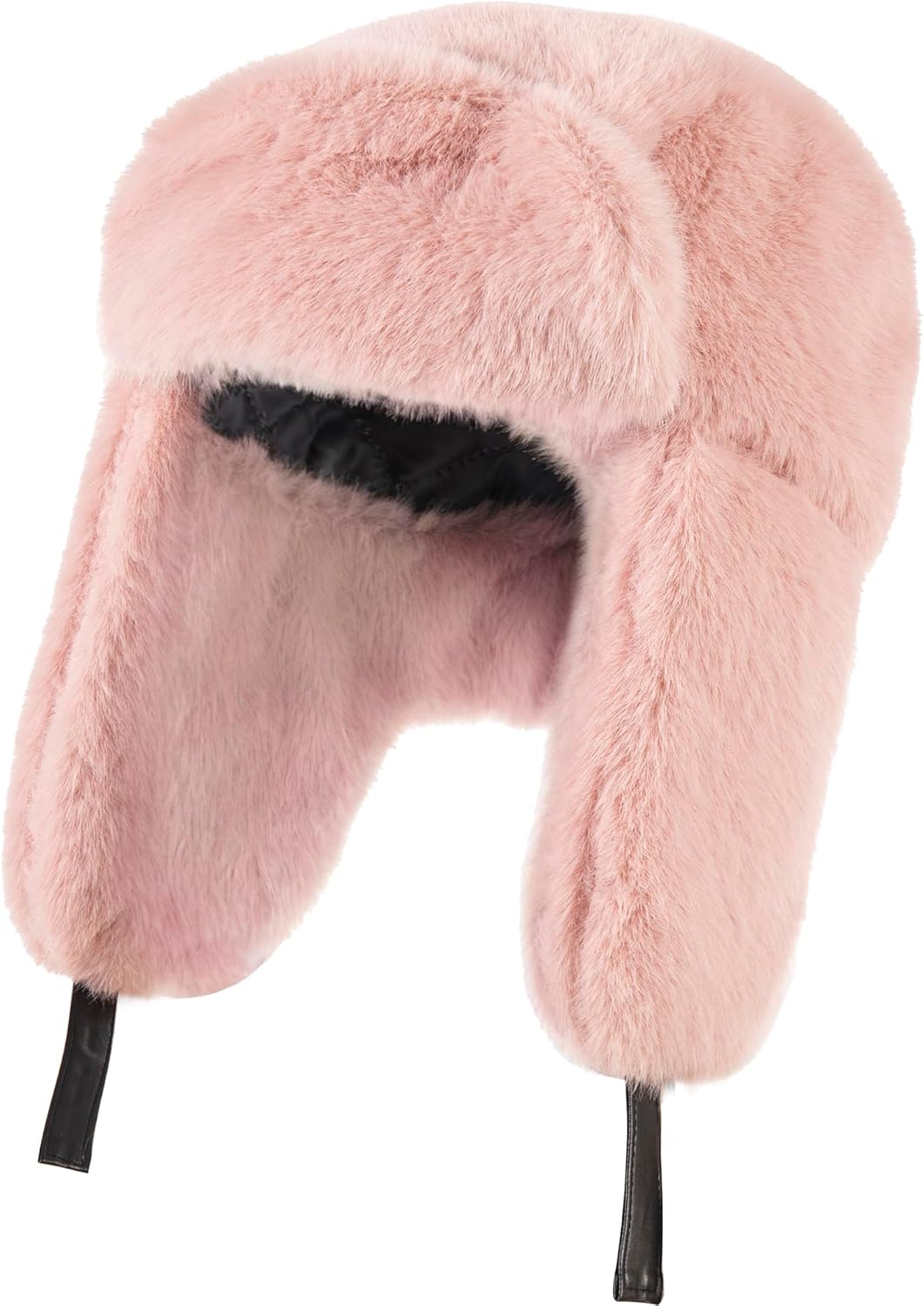 Winter Trapper Hat with Ear Flaps – Russian-Style Faux Fur Ushanka