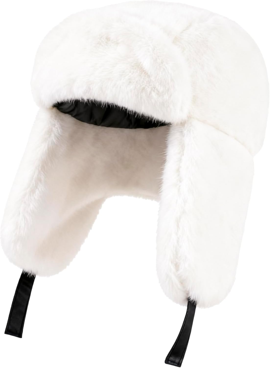 Winter Trapper Hat with Ear Flaps – Russian-Style Faux Fur Ushanka