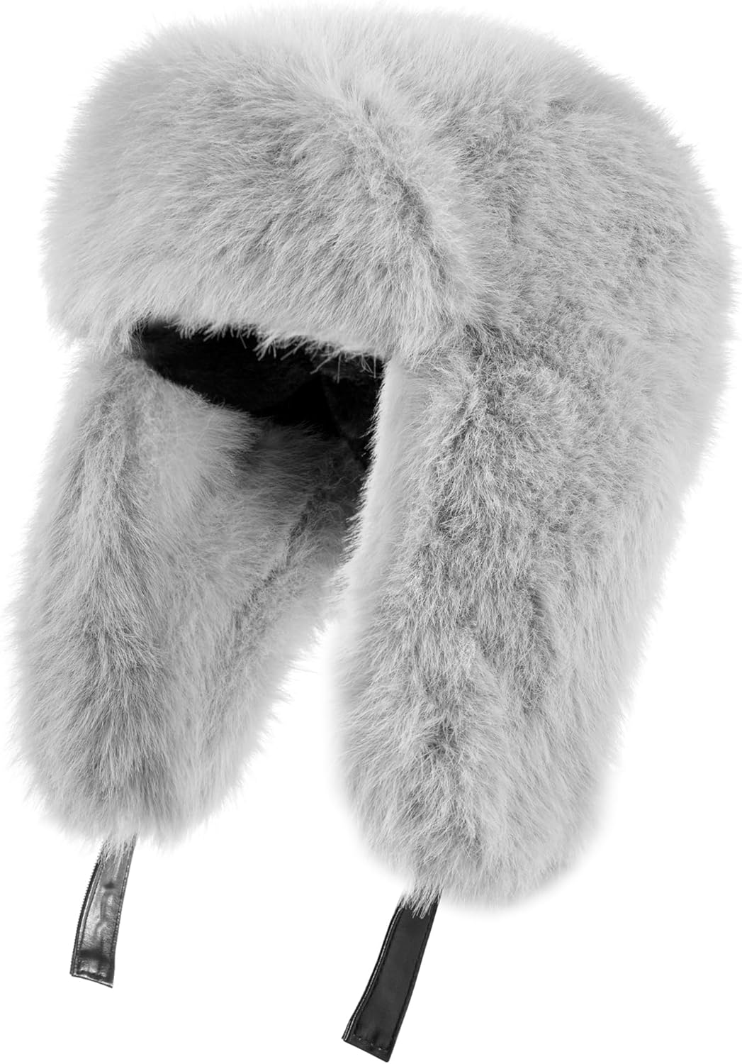 Winter Trapper Hat with Ear Flaps – Russian-Style Faux Fur Ushanka
