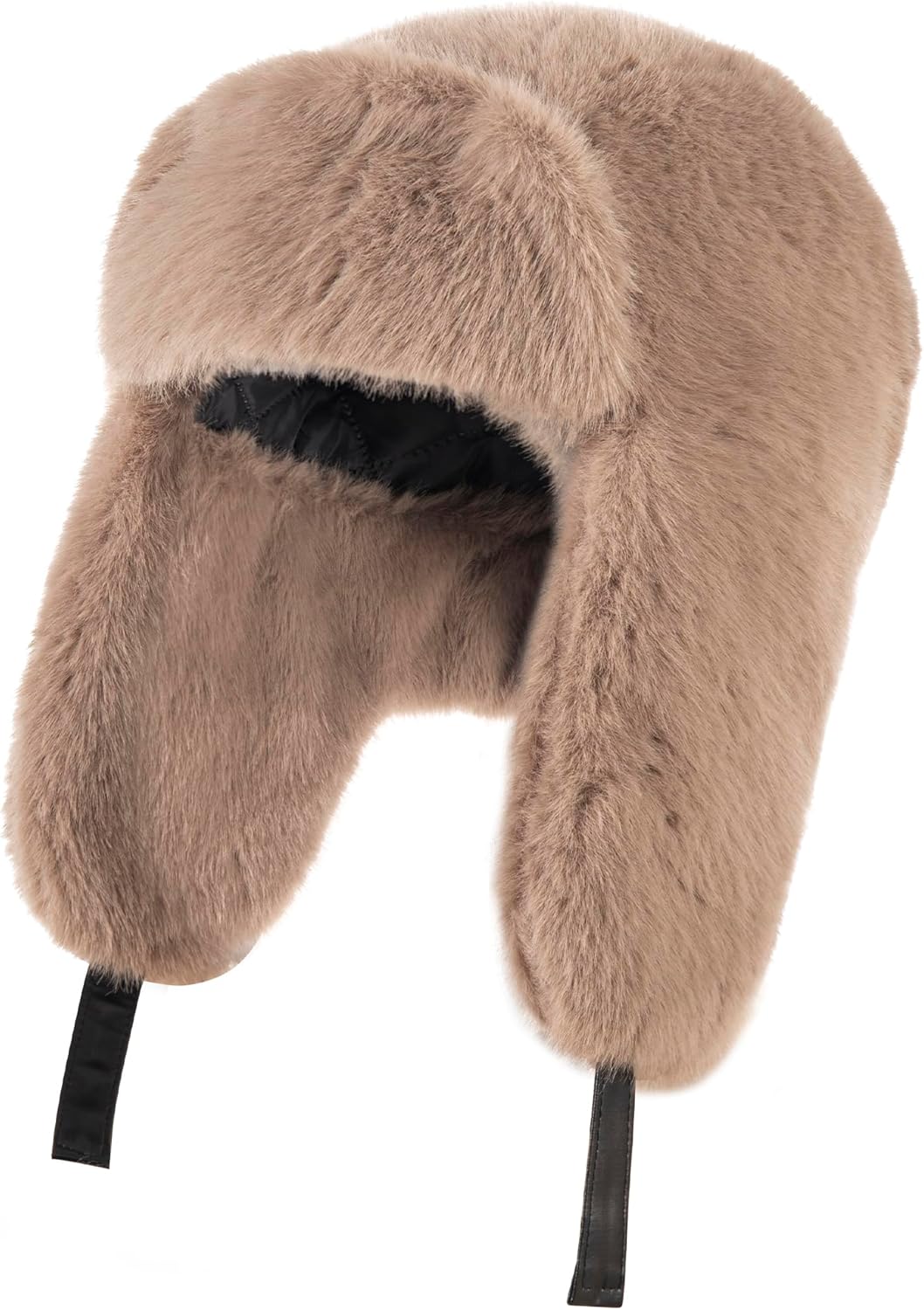 Winter Trapper Hat with Ear Flaps – Russian-Style Faux Fur Ushanka