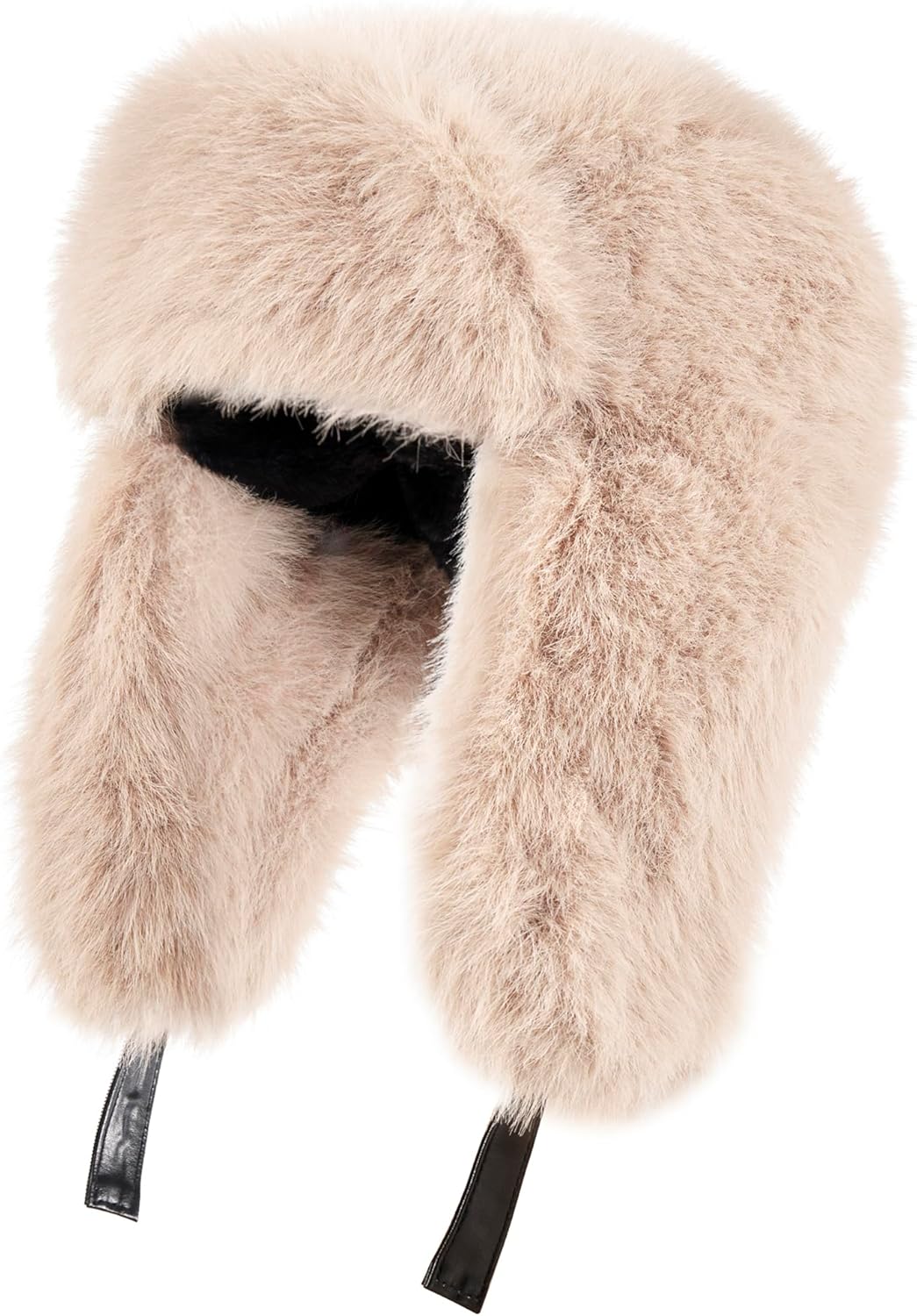 Winter Trapper Hat with Ear Flaps – Russian-Style Faux Fur Ushanka
