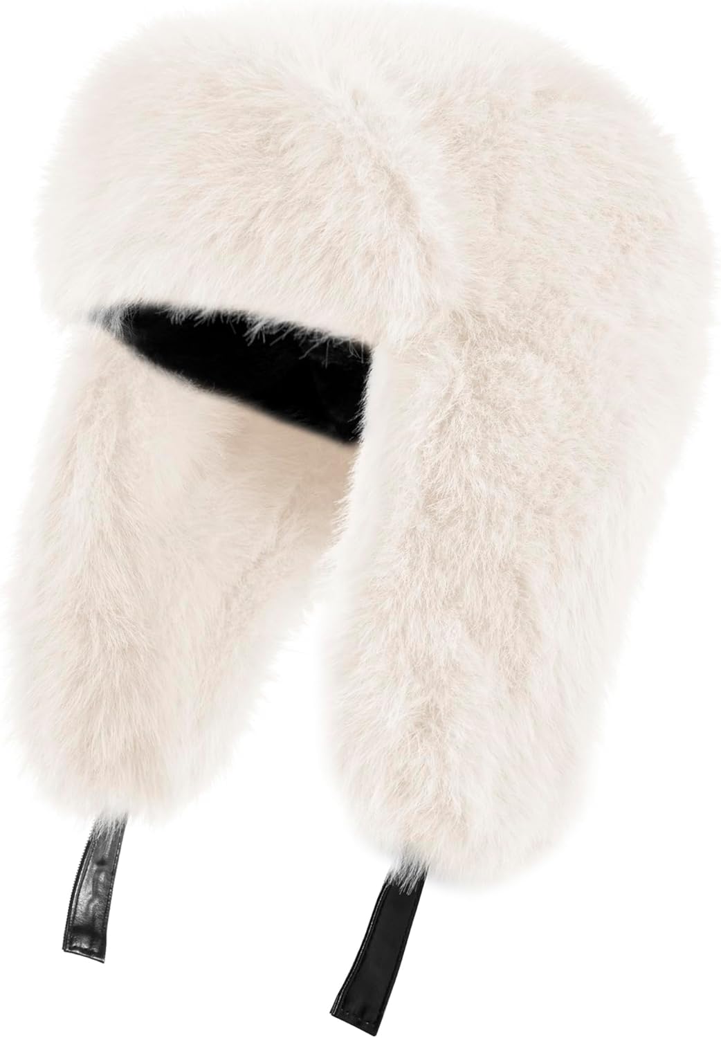 Winter Trapper Hat with Ear Flaps – Russian-Style Faux Fur Ushanka