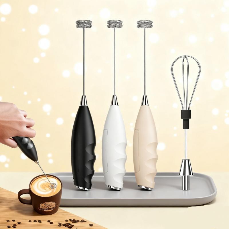 Wireless Electric Milk Frother Handheld Coffee Foam Maker