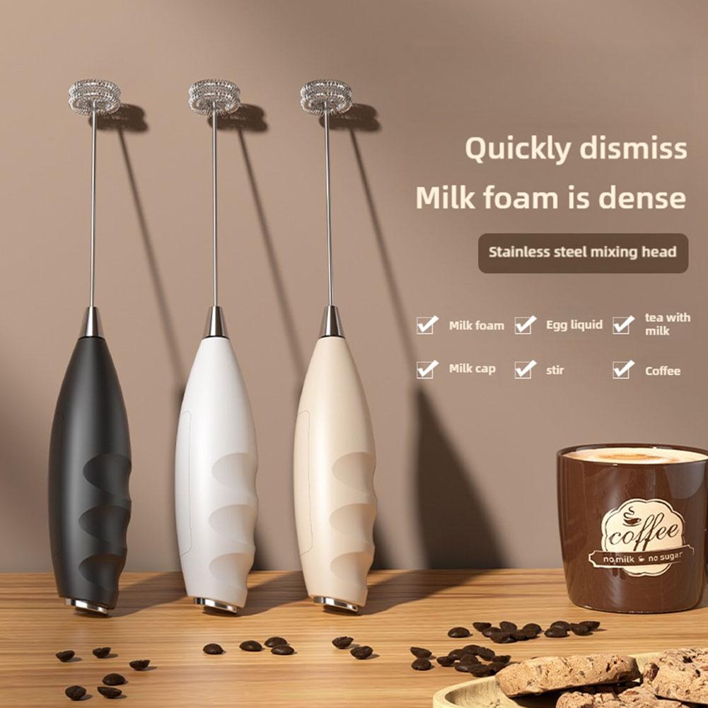 Wireless Electric Milk Frother Handheld Coffee Foam Maker