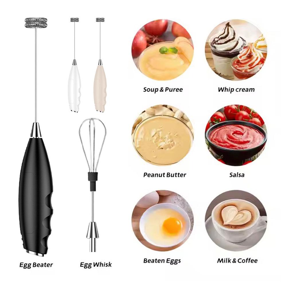 Wireless Electric Milk Frother Handheld Coffee Foam Maker