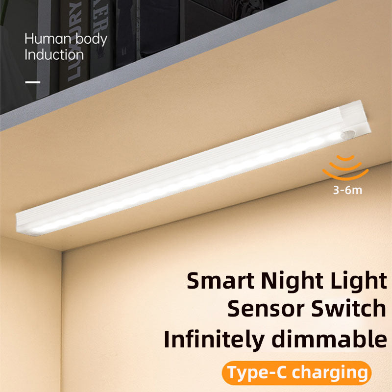 Wireless LED Motion Sensor Night Light Cabinet Closet Lamp
