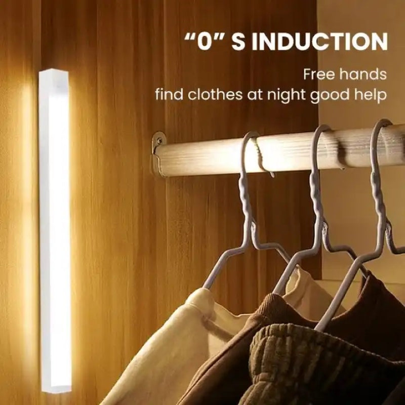 Wireless LED Motion Sensor Night Light Cabinet Closet Lamp