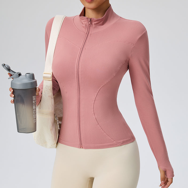 Women's Fitness Jacket Long Sleeve Quick Dry Sports Top