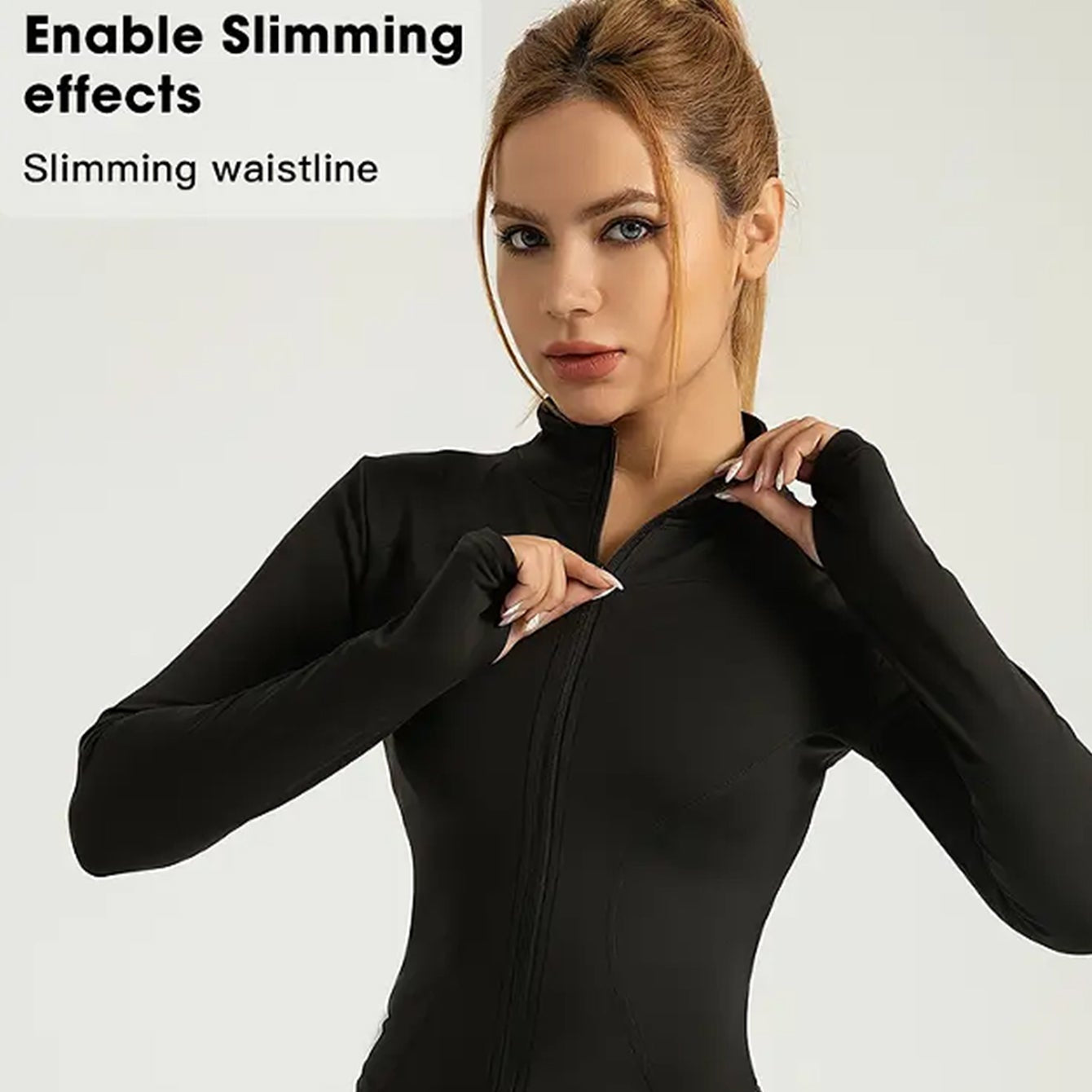 Women's Fitness Jacket Long Sleeve Quick Dry Sports Top