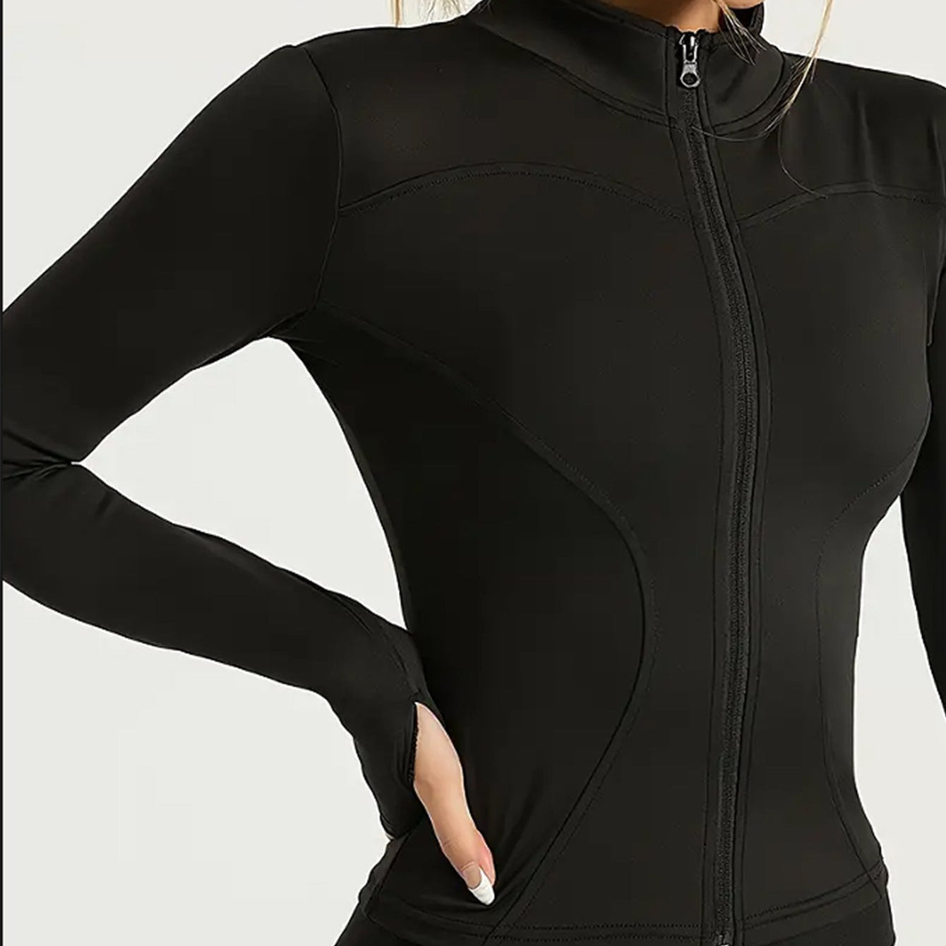 Women's Fitness Jacket Long Sleeve Quick Dry Sports Top