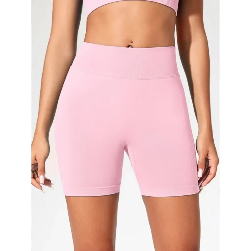 Women's High Waist Yoga Shorts Quick Dry Activewear