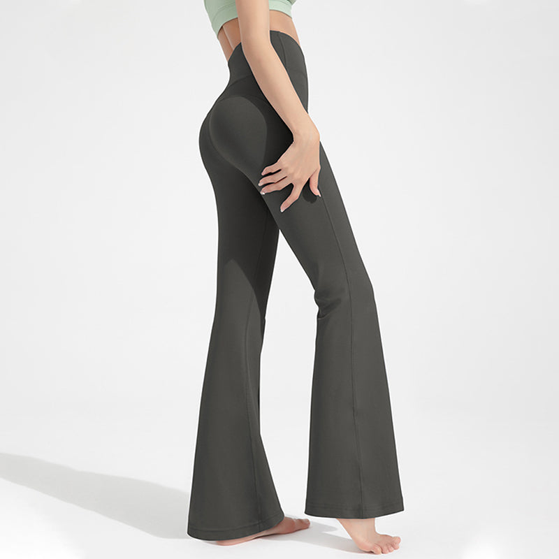 Women’s High Waisted Yoga Pants | Hip Lifting Bell Bottom