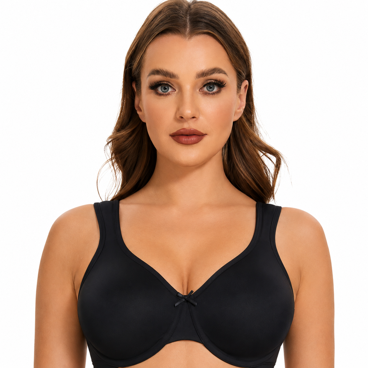Women's Seamless Minimizer Underwire Plus Size Bra