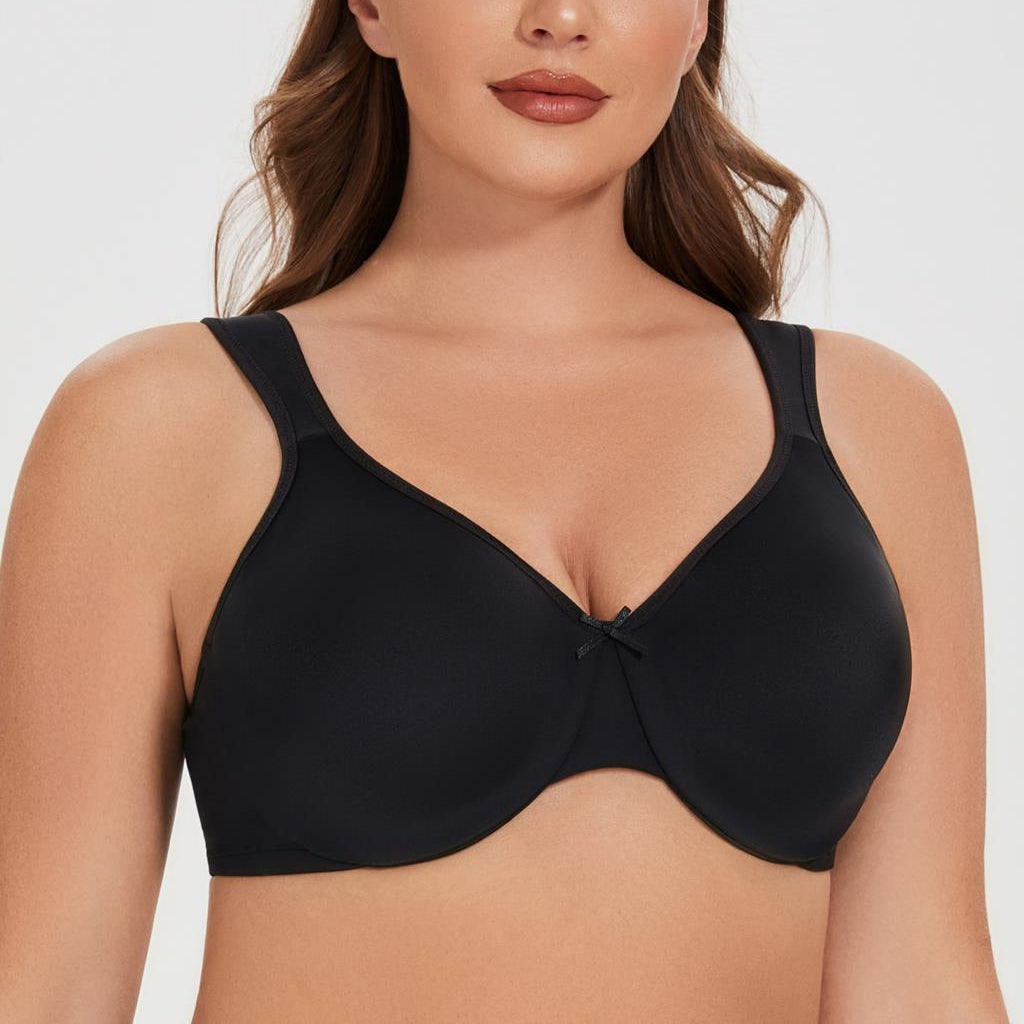 Women's Seamless Minimizer Underwire Plus Size Bra