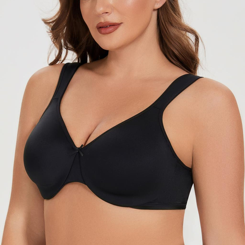 Women's Seamless Minimizer Underwire Plus Size Bra