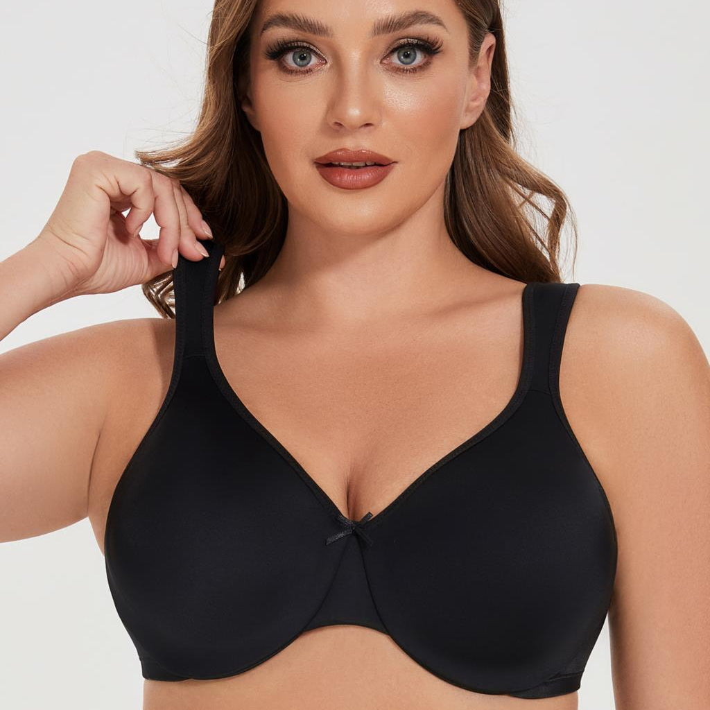 Women's Seamless Minimizer Underwire Plus Size Bra