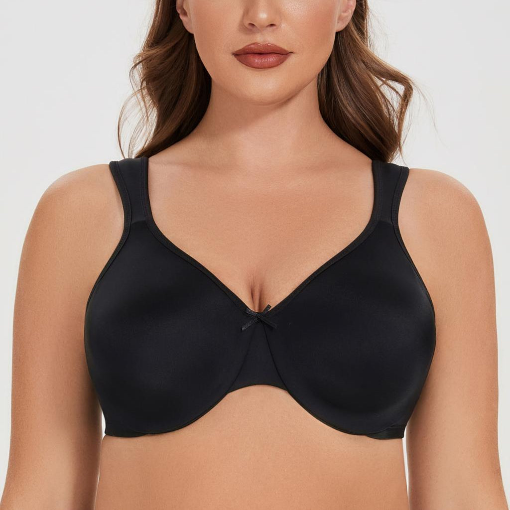 Women's Seamless Minimizer Underwire Plus Size Bra