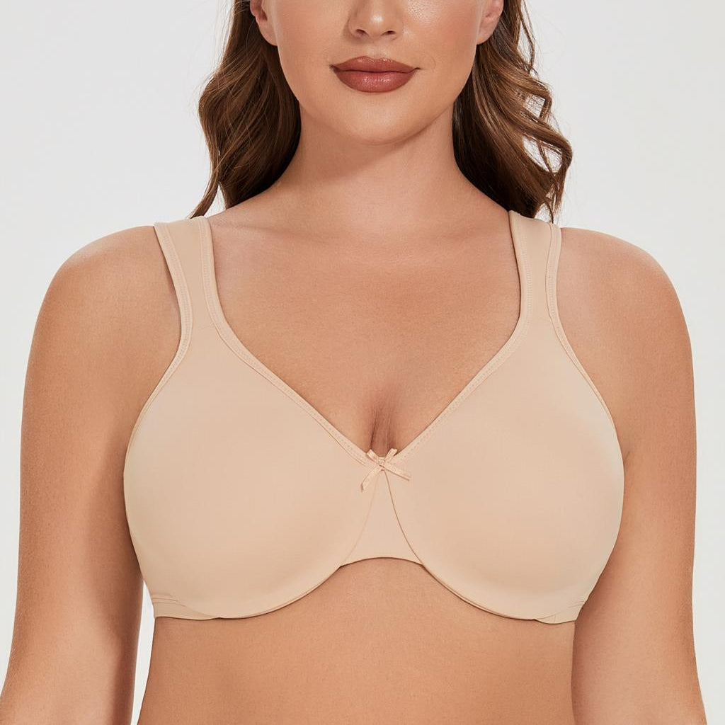 Women's Seamless Minimizer Underwire Plus Size Bra