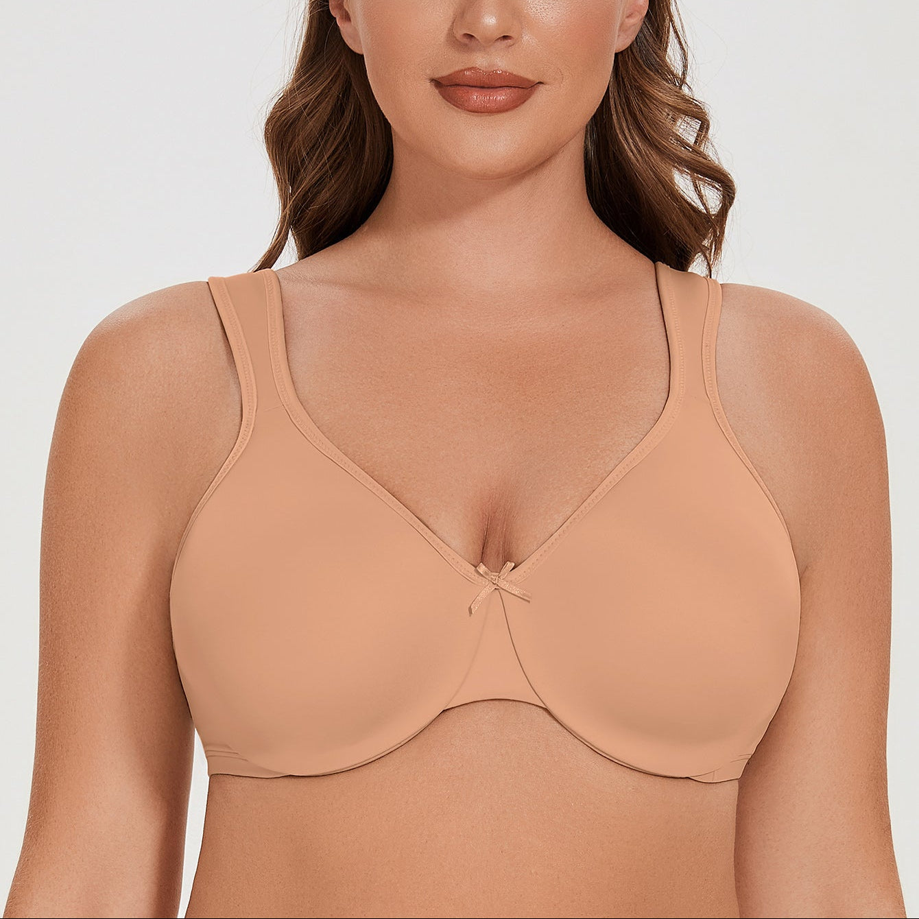 Women's Seamless Minimizer Underwire Plus Size Bra