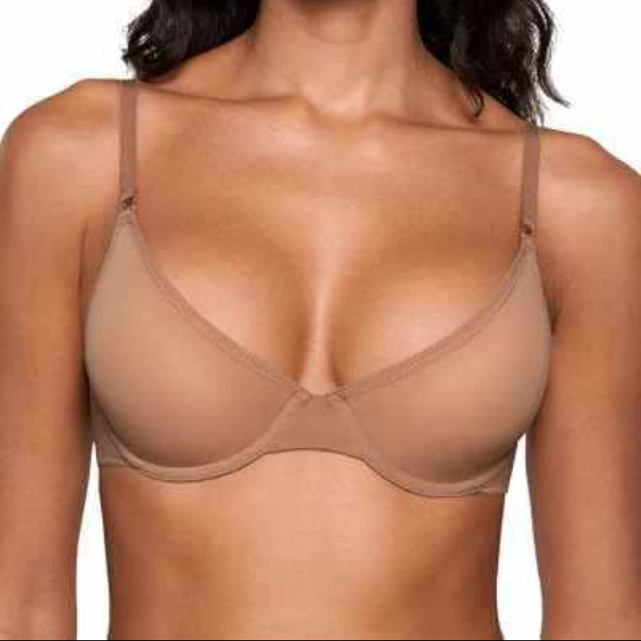 Women's Sheer Balconette Demi Underwire Bra