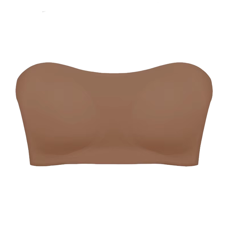 Women's Strapless Push Up Bra Seamless Ice Silk Comfort