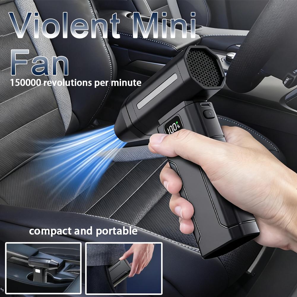 X8 Brushless Turbo Jet Fan Blower – 150,000 RPM Cordless Electric Air Duster, Rechargeable High-Speed Dust Cleaner for PC, Keyboard, Car & Home